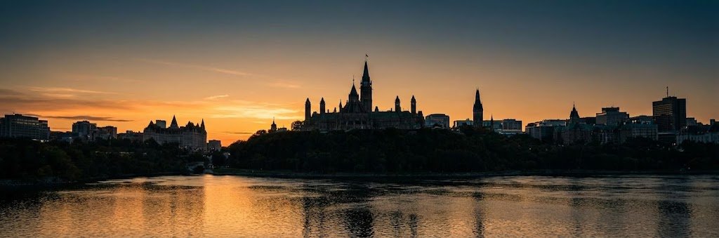 Ottawa skyline at golden hour